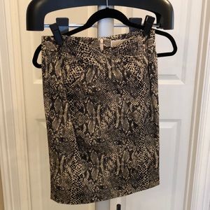 2P Snake Pencil Skirt